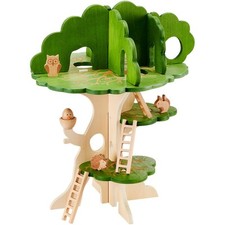 74059 Woodland Trail Tree House - Wooden Treehouse - Playhouse - Small