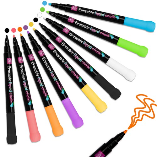 Yunai liquid chalk - pens, for