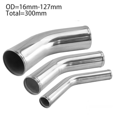 Aluminium polished alloy elbow - alloy,