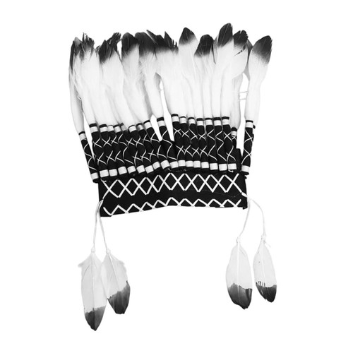 Indian hat artificial feather - indian,