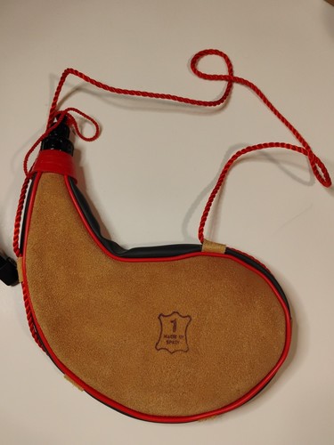 Vintage bota bag wine water - wine,