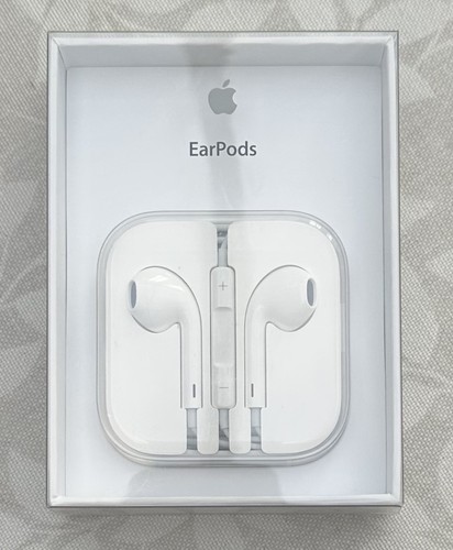 New genuine apple earphones - new,