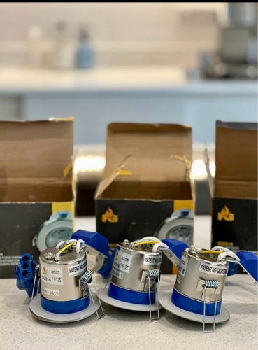 Fixed downlighters satin - x3,