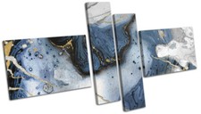 Marble Modern Navy Gold Grey