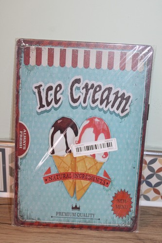 Ice cream metal wall - , hanging