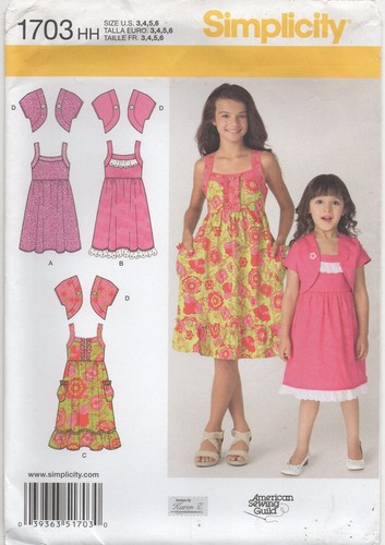 Simplicity sewing pattern 1703 - sewing,