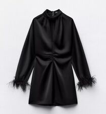 ZARA WOMEN MINI DRESS WITH