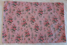Vintage IKEA Pink Floral ~ Emmie Sot ~ Standard Pillowcase Sham