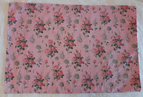Vintage ikea pink floral - floral, ~