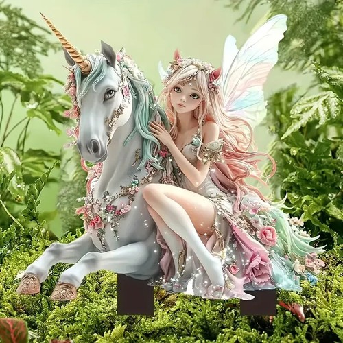 Large unicorn fairy - 2d,