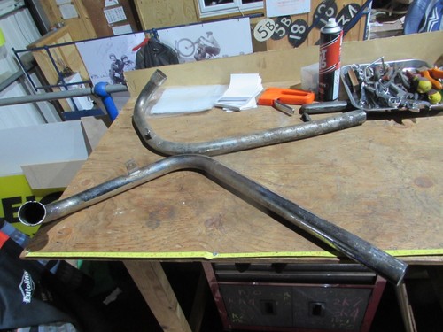 Triumph chrome exhaust - exhaust, set