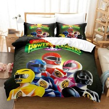 Mighty Power Rangers Morphi Bedding Set Duvet Cover Bed Quilt Cover PillowcaseT1