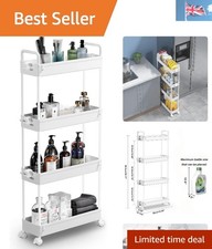 4-Tier Slim Mobile Storage
