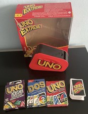 Mattel UNO Extreme Family Fun Card Game Fully Working With Extra Cards 