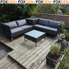 4pc Garden Rattan Wicker