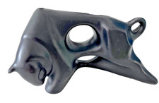 Vintage 1980s Ceramic Bull