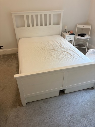 Ikea hemnes white - white, double
