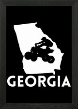 Quad Bike Framed Wall Art