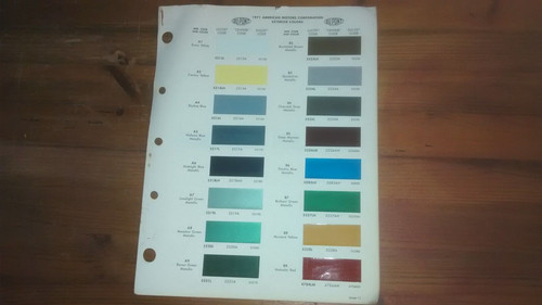 1971 genuine paint - 1971,