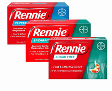 Rennie SpearMint | PepperMint | Sugar Free | Heartburn & Indigestion Relief