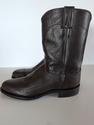Vtg justin bullhide roper - vtg,