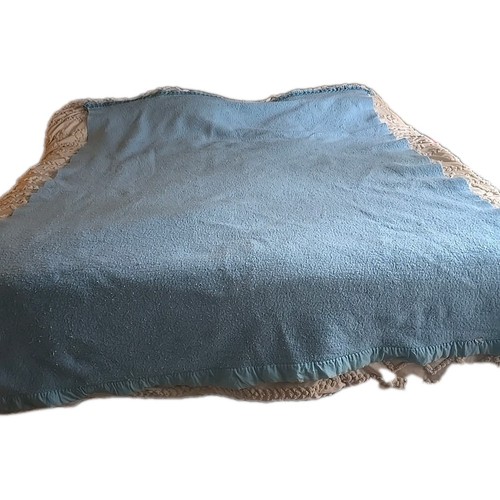 Vintage blue embroidered - blue,