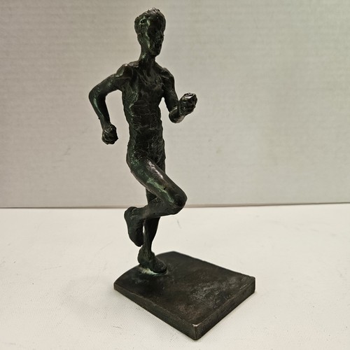 Bronze male runner - male,