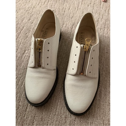 Troupe white leather - f-troupe,