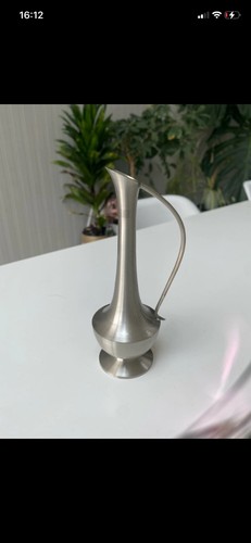 Vintage pewter bud vase
