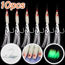 10pcs Bass Mackerel Feathers