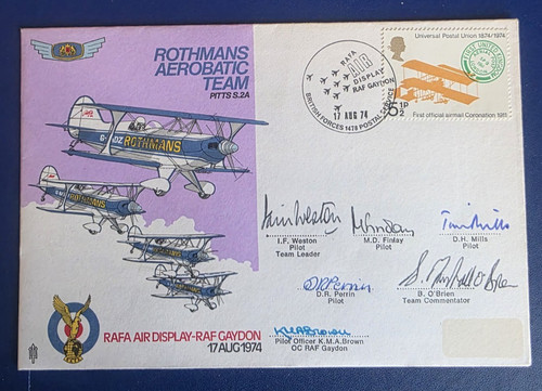 Signed cover rothmans - cover,
