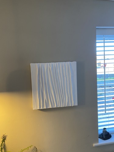 Wall plaster art canvas - art, on