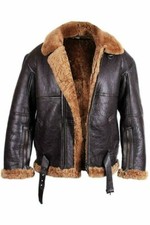 MENS B3 BOMBER REAL SHEEPSKIN
