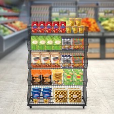 5 Tier Wire Grid Retail