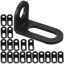 20 Pcs Angle Brackets Black