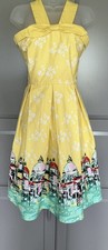 Lindy Bop Yellow/Multi Strappy