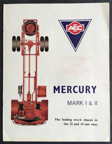 Aec mercury 14 - mercury, mk