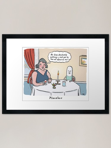 Date with placebo framed - a, art