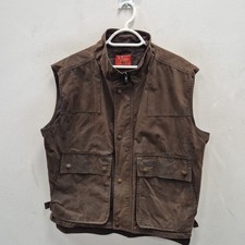 R.m Williams Australia Vintage Sporting Wax Waterproof Hunting Gilet Vest Medium