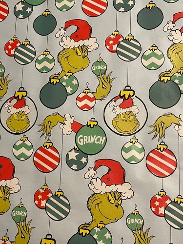 Grinch ornaments light blue - ornaments,