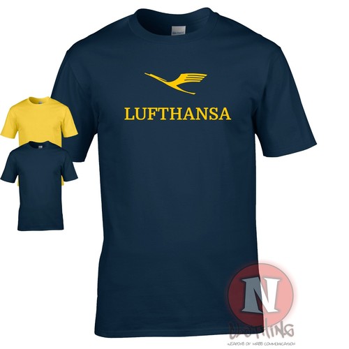 Lufthansa airline shirt - airline, t-shirt