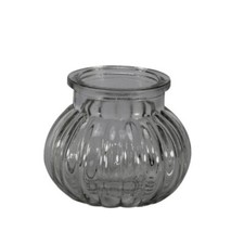 Glass Bubble Jar Bud Vase -
