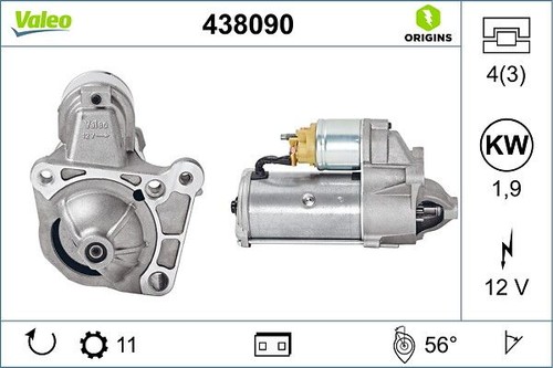 Starter valeo 438090 for - 438090,