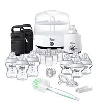 NEW Tommee Tippee Electric Steam Steriliser Set Bottles Warmer HUGE Starter Set