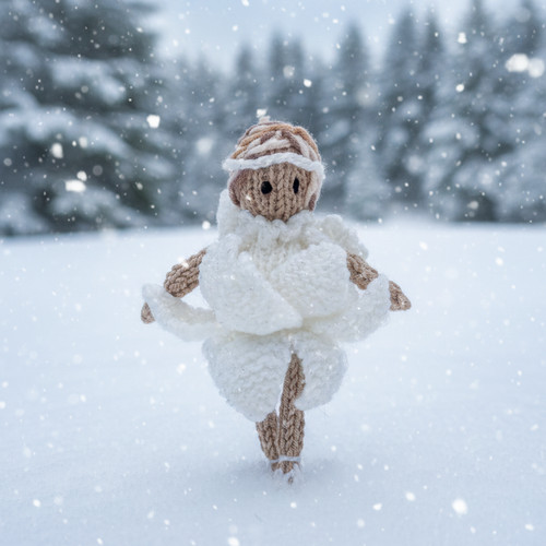 Frostine knitted fairy - frostine,
