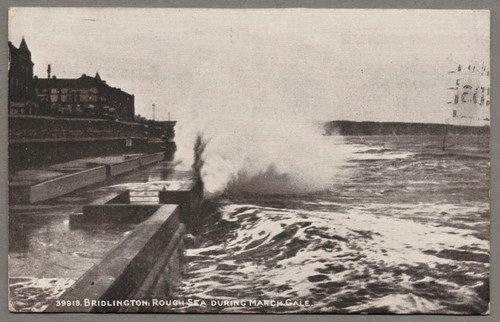 Bridlington rough sea - bridlington,