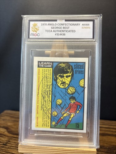 George best autographed 1970 - george,