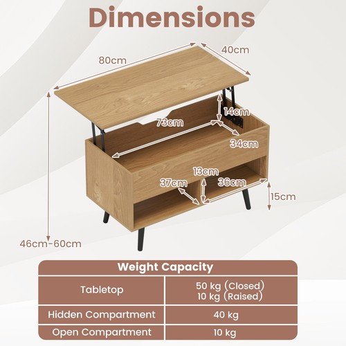 Modern home coffee table lift - home,