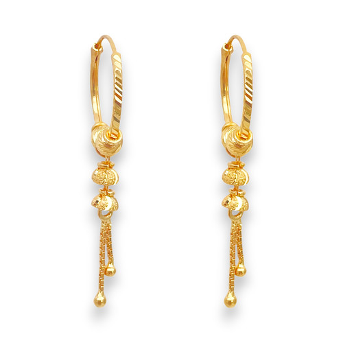22ct yellow gold diamond cut - 22ct,