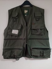 Regatta Fly Fishing Vest Size Medium Green